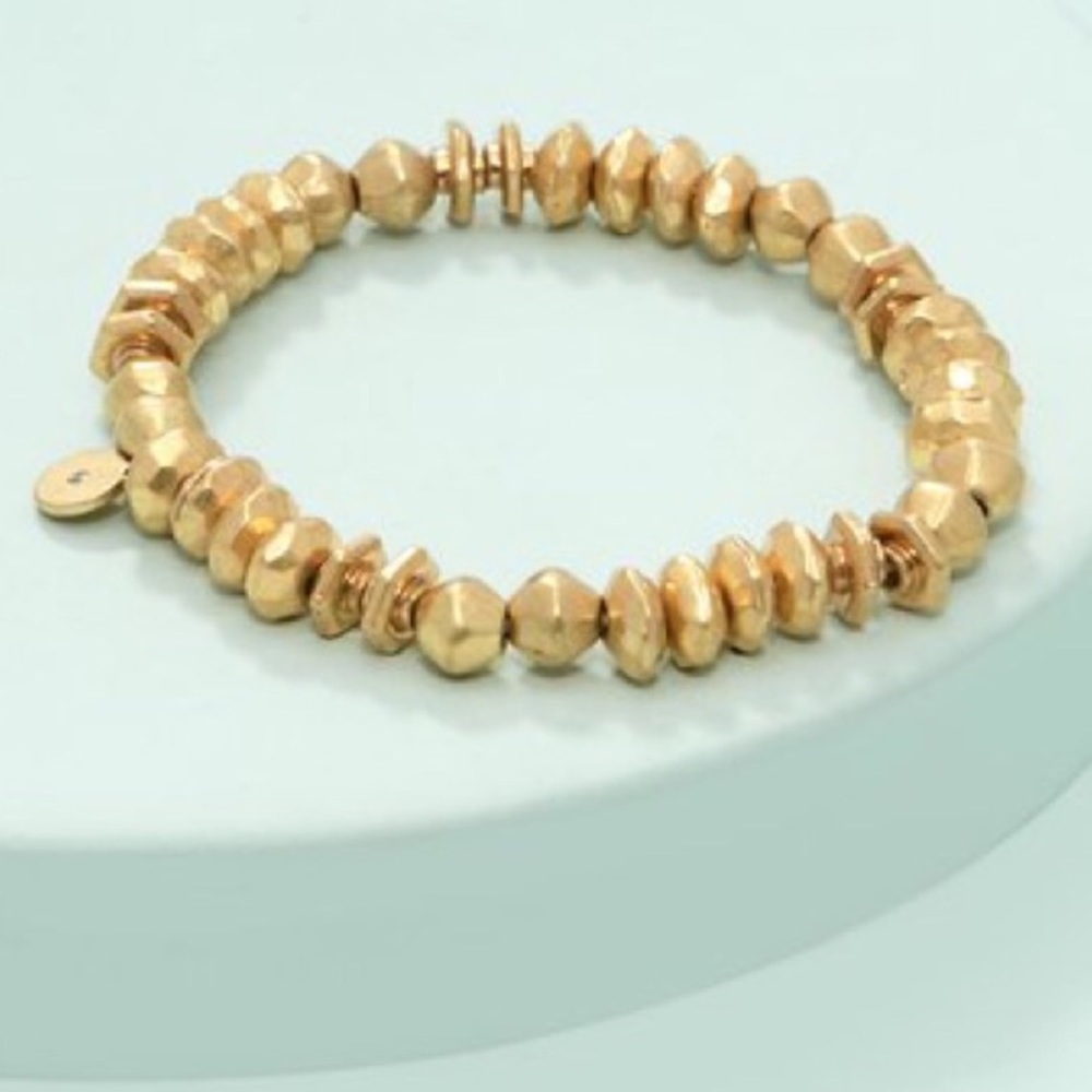 Stella & Dot | Dainty Gold Bracelet Nicholette Stretch Bracelet - Picture 8 of 8
